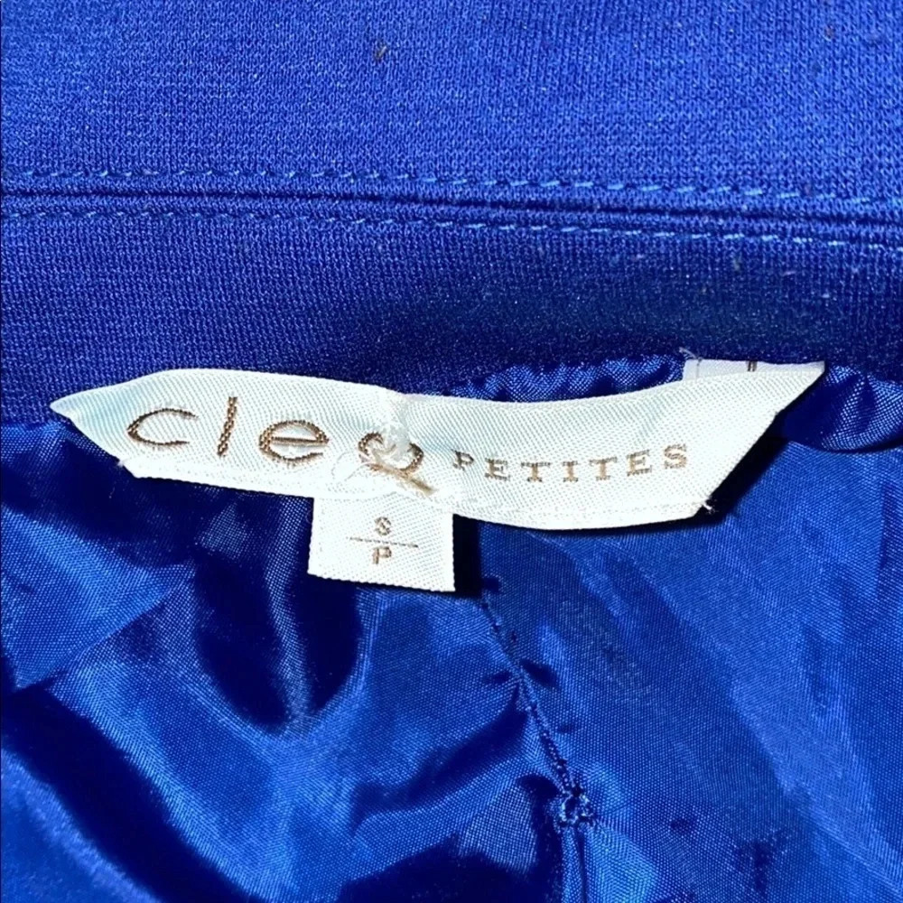 🎉HP💙Cleo petites ocean blue  blazer Petite Small - Picture 5 of 16